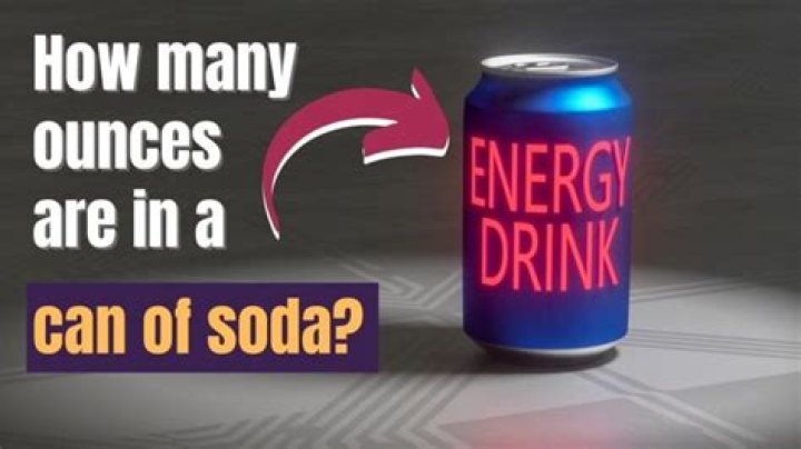 How many Oz one can of soda?