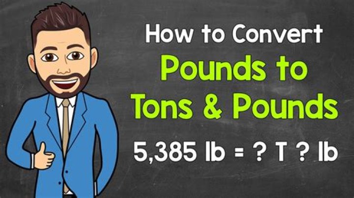 How many pounds is 3 tons?