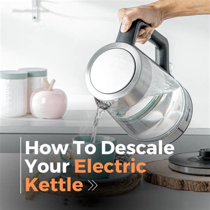 How much vinegar do you use to descale a kettle