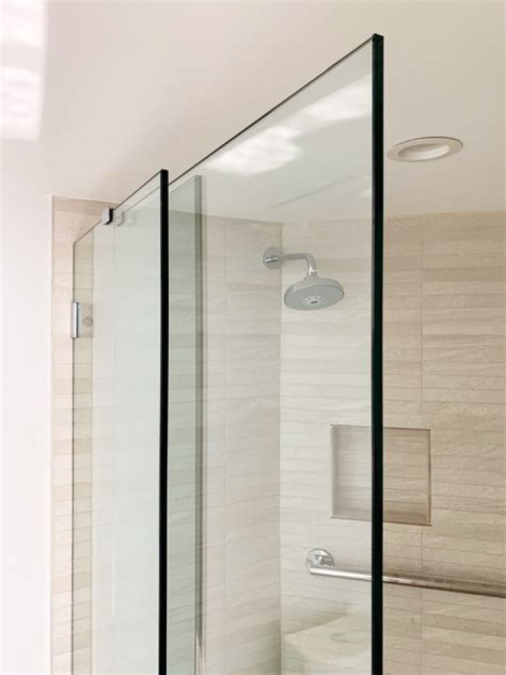 How thick are shower glass walls