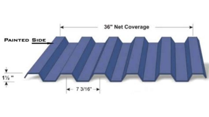 How wide are metal roof panels