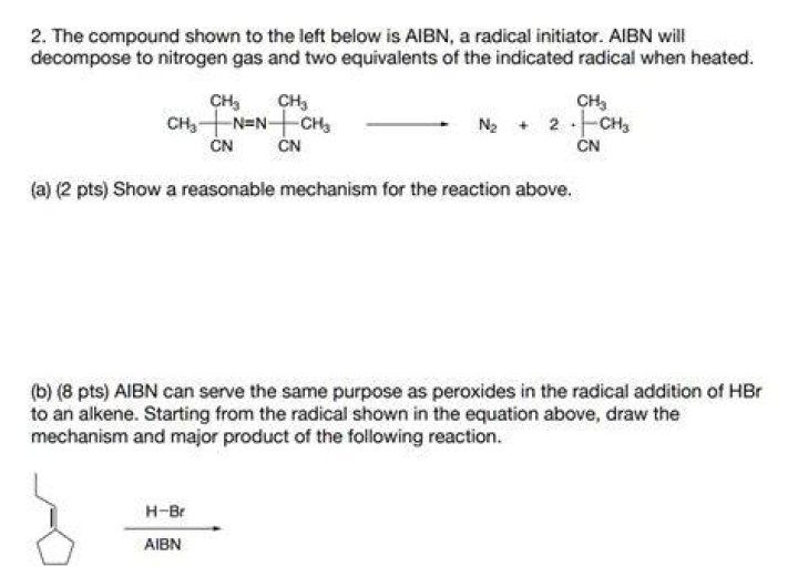 Is AIBN a radical initiator?