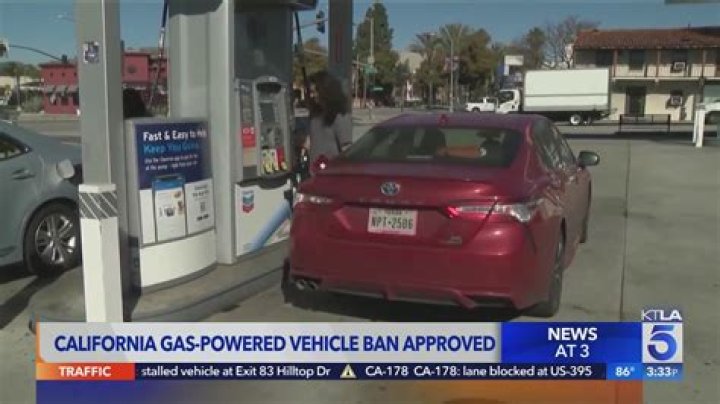 Is California banning gas cars