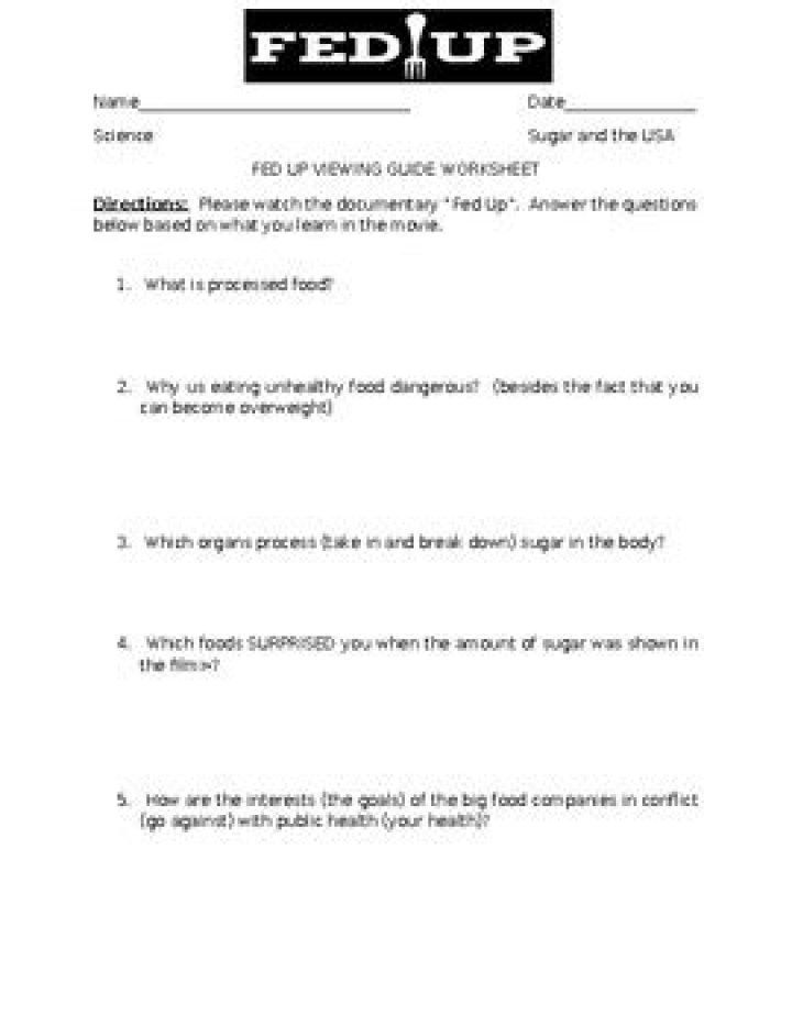 Is fed up documentary true