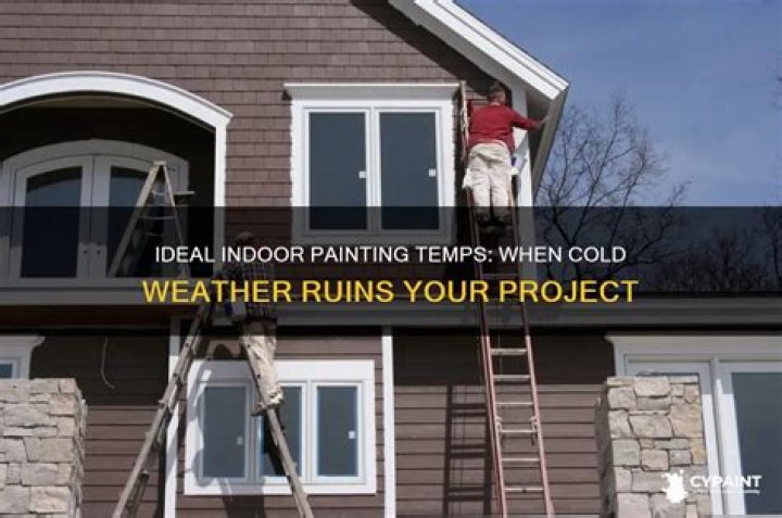 Is it too cold to paint inside