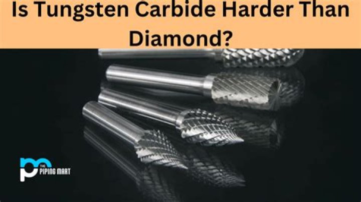 Is tungsten carbide harder than diamond