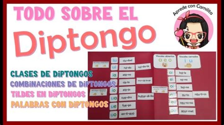 ¿Qué es un diptongo y un Adiptongo