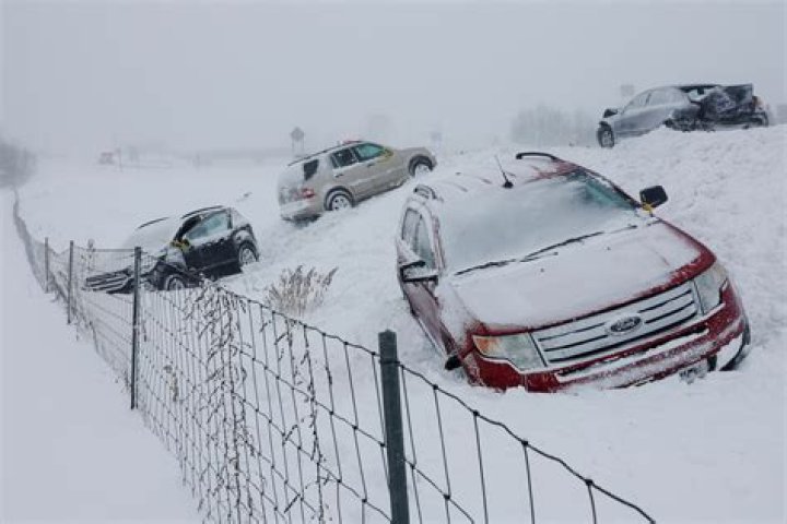 What are blizzard like conditions?