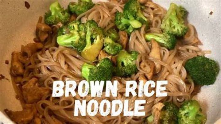 What are brown rice noodles