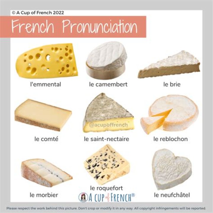 What are common French cheeses?