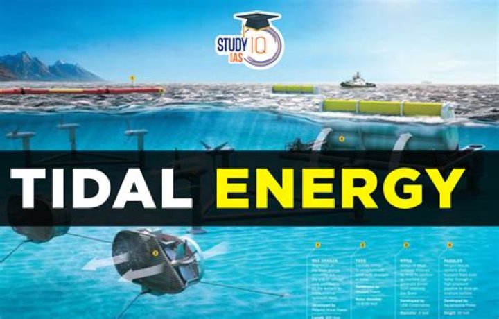What are examples of tidal energy?
