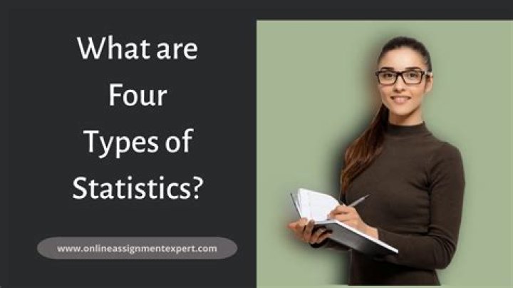 What are the 2 major types of statistics