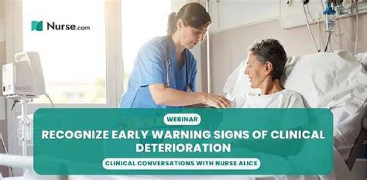 What are the 3 most indicative signs of clinical deterioration?