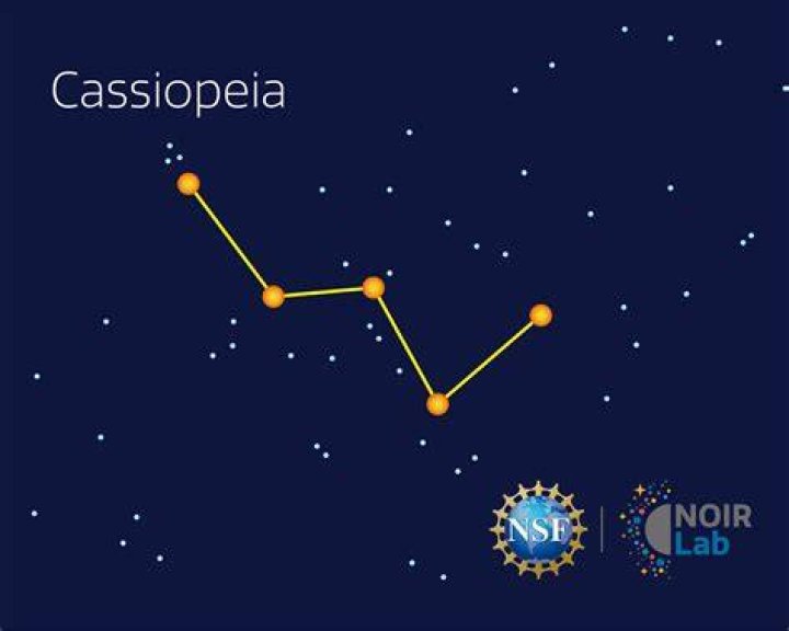 What are the 5 stars in Cassiopeia?