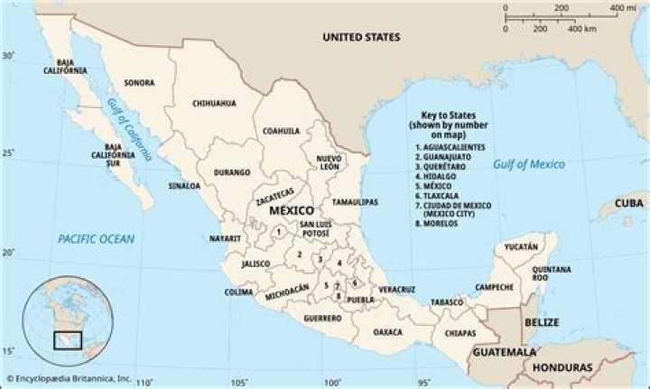 What are the states called in Mexico