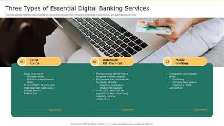 What are the types of banking services?