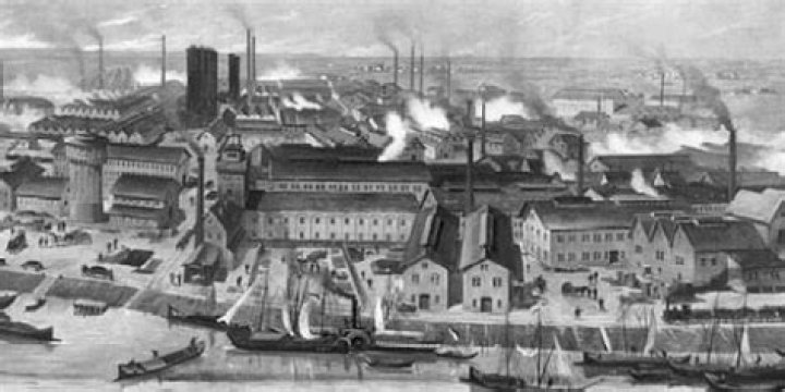 What caused urbanization during the industrial revolution