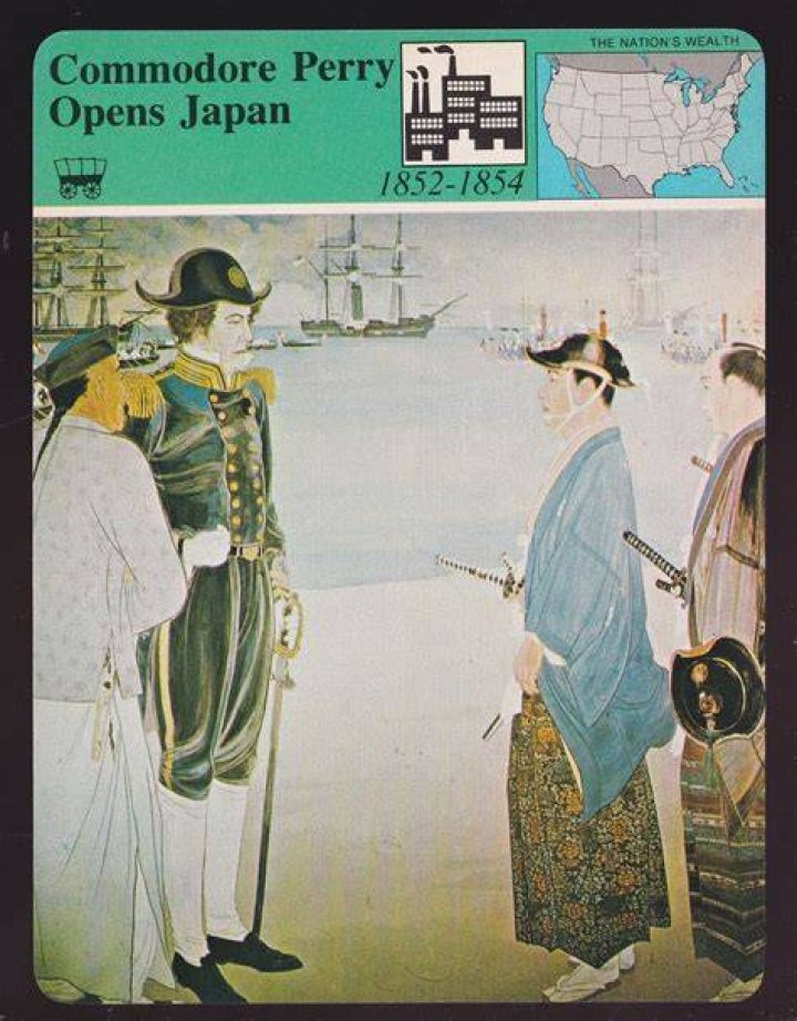 What did Commodore Matthew Perry demand from the Japanese
