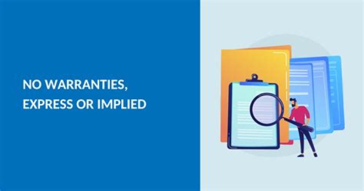 What does no warranties mean?