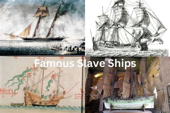 What does the slave ship painting represent?