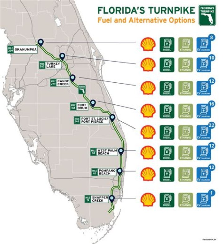 What exit is 152 on the Florida Turnpike
