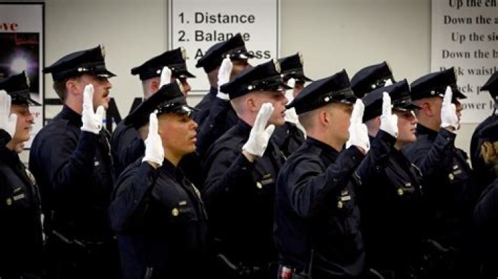 What happens when you graduate police academy?