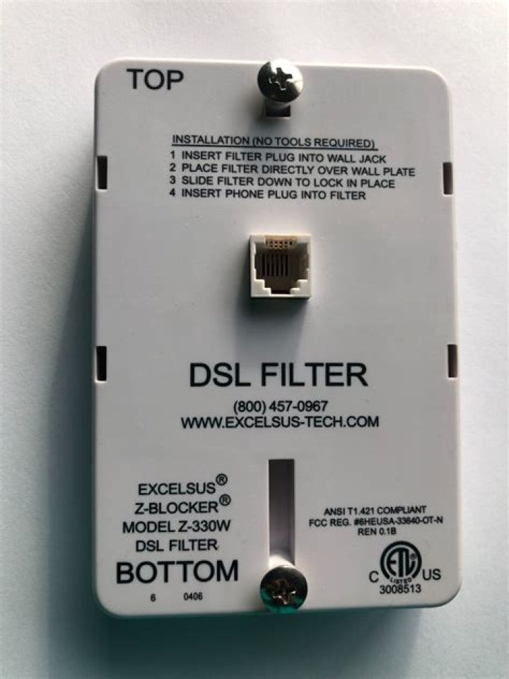 What is a excelsus Z blocker DSL filter?