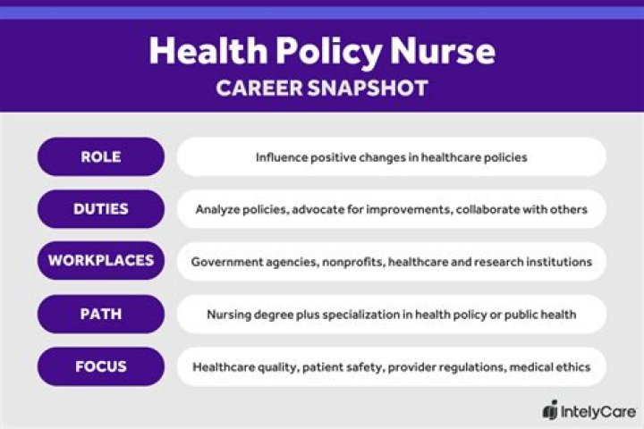 What is a health policy nurse