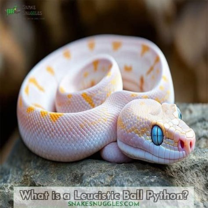 What is a Leucistic ball python