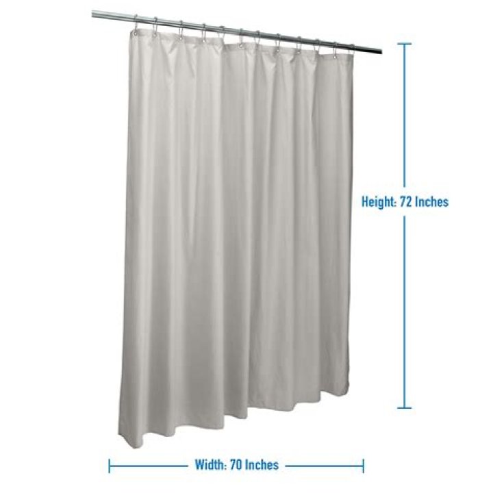 What is an extra long shower curtain length?