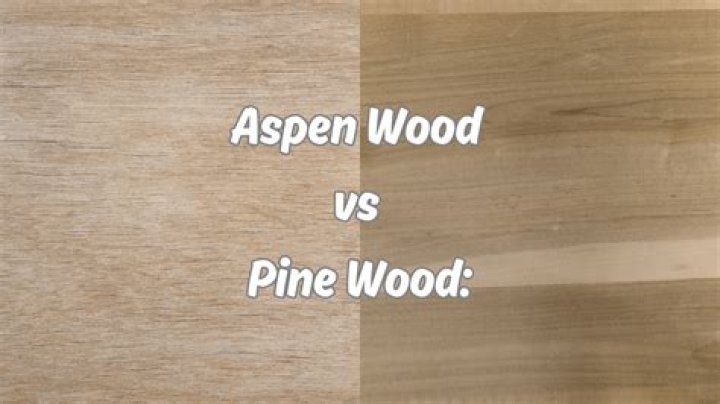 What is aspen wood used for