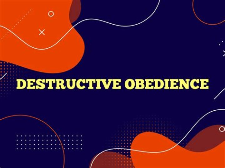 What is destructive obedience