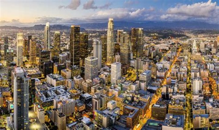 What is downtown Los Angeles known for?