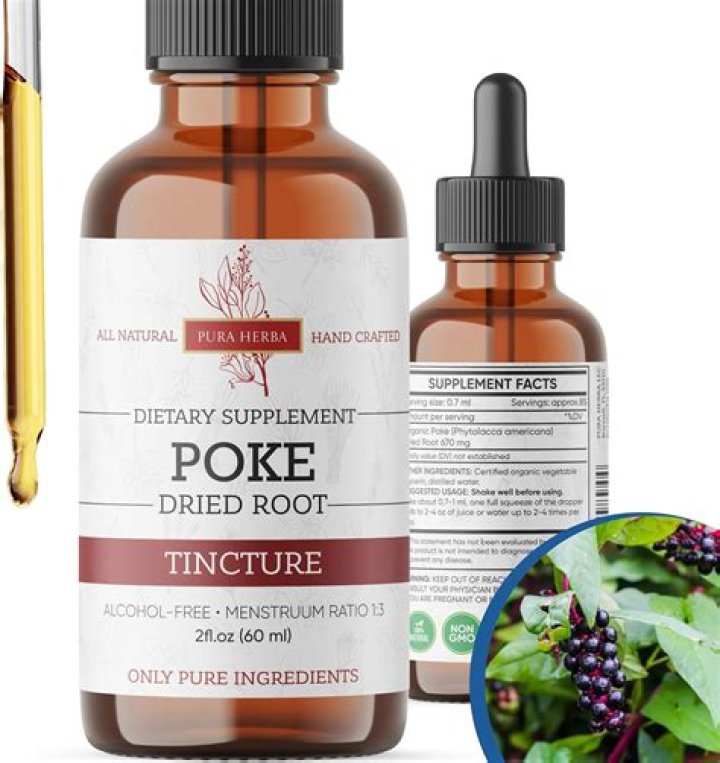 What is poke root oil used for
