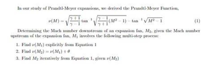 What is Prandtl-Meyer relation?