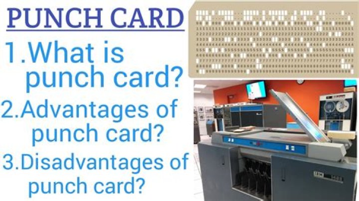 What is punched card machine