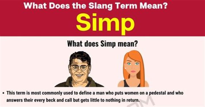 What is simp mean in slang?