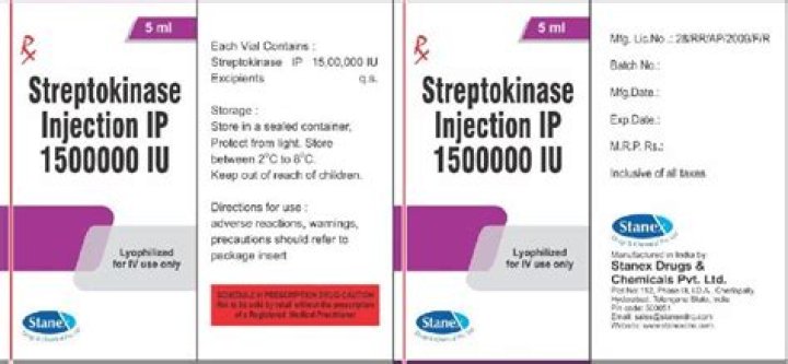What is streptokinase injection