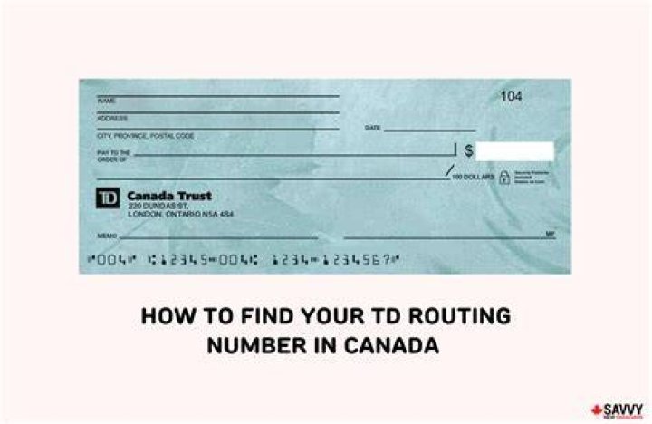 What is TD Canada bank code?