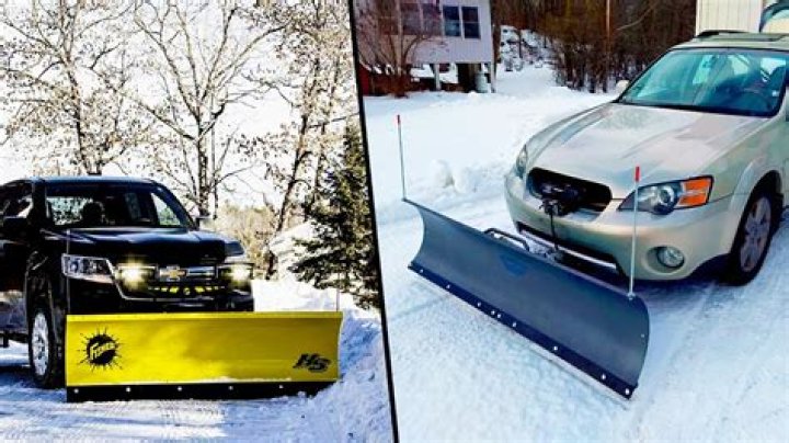 What is the best vehicle for plowing snow