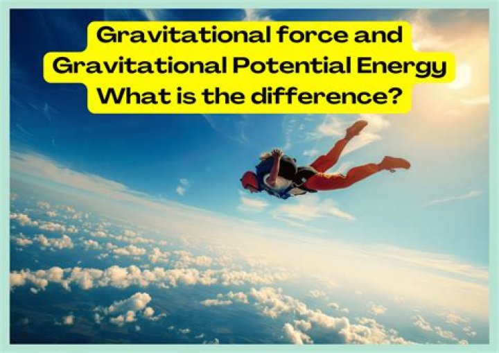 What is the difference between kinetic and gravitational potential energy