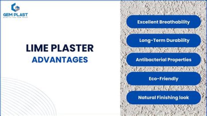 What is the difference between lime plaster and gypsum plaster