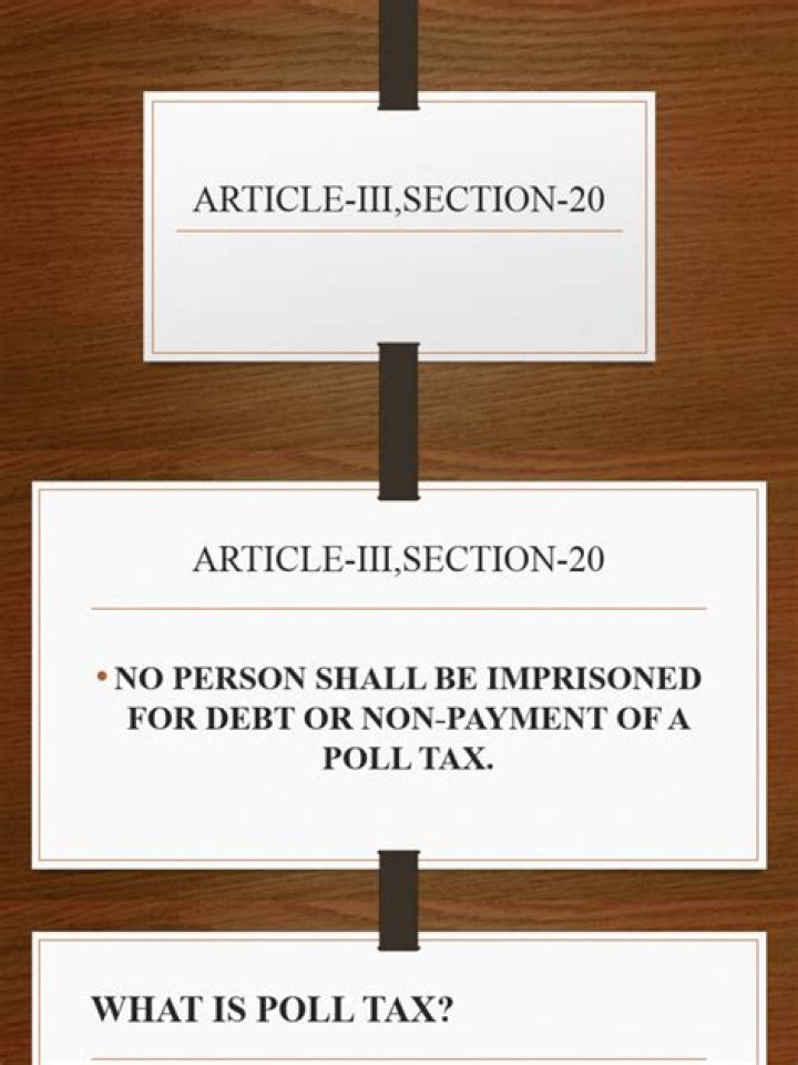 What is the meaning of Article 3 Section 20