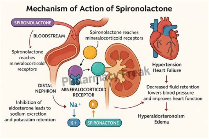 What is the mechanism of action of spironolactone