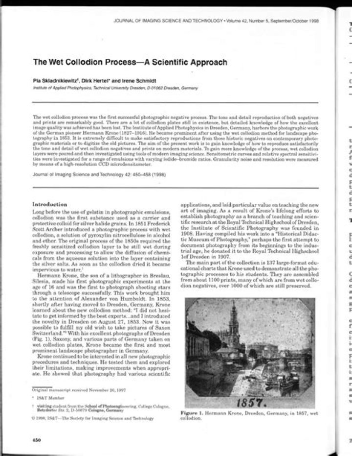 What is the purpose of the collodion in the wet collodion process