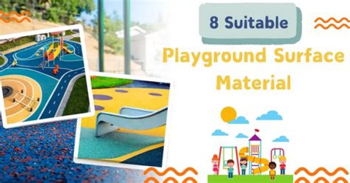 What is the safest playground surface material?