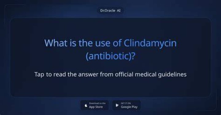 What is the use of clindamycin?