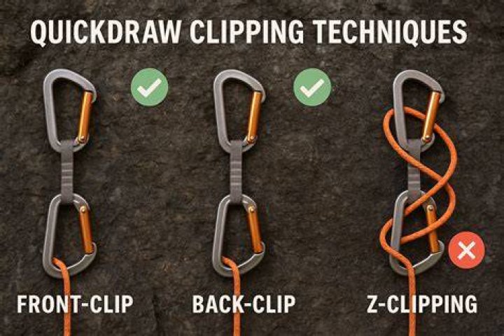 What is Z-clipping in lead climbing?