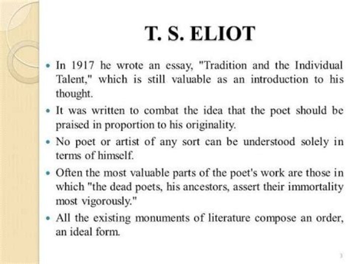 What kind of poetry did TS Eliot write