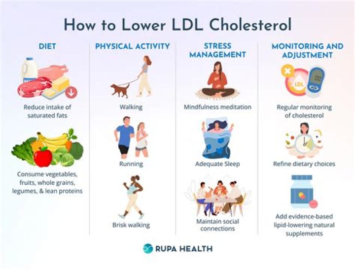 What type of fat lowers LDL cholesterol